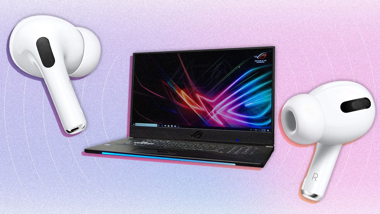 how to connect airpods to window laptop